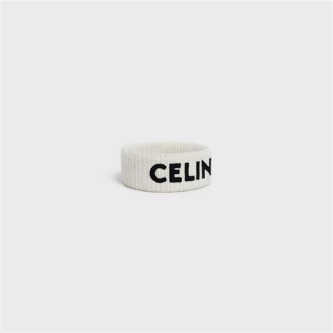 celine headband white|celine hairband.